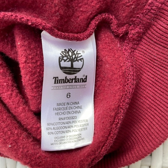 KIDS TImberland Hoodie Size 6 - Picture 7 of 9